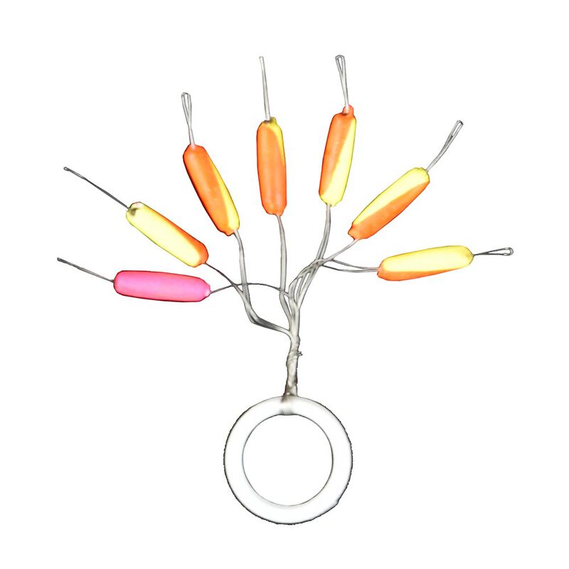 Streamline Garbolino Reperes de ligne Stix (6JAU/ORAN +1ROSE) - Guides fils | Pacific P&ecirc;che