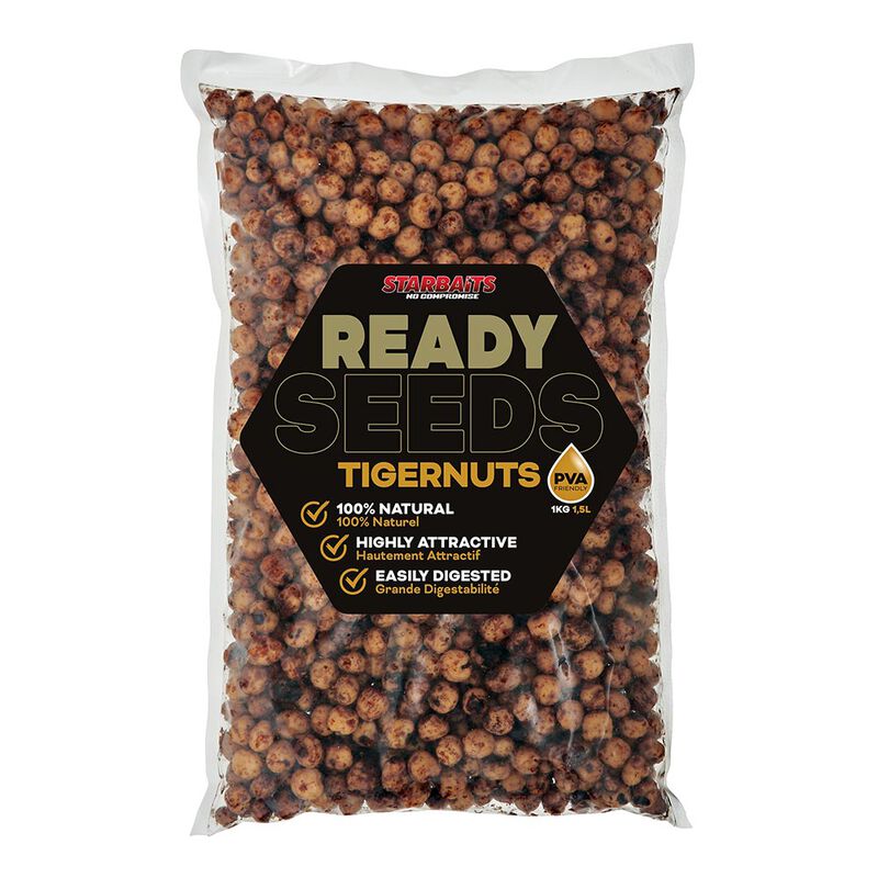 Graines Cuites Starbaits Ready Seed Tigernuts - Pr&ecirc;tes &agrave; l'emploi | Pacific P&ecirc;che