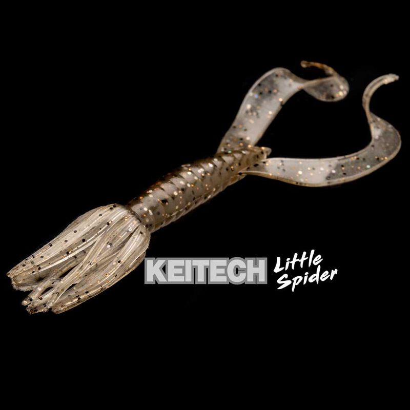 Leurre Souple Cr&eacute;ature Keitech Little Spider 8.9cm, 2g (x8) - Ecrevisses / Cr&eacute;atures | Pacific P&ecirc;che