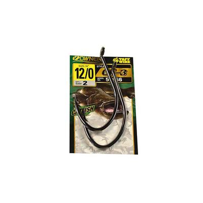 Hame&ccedil;on simple silure owner cf-3 catfish hook 4111 (x2) - Simples | Pacific P&ecirc;che