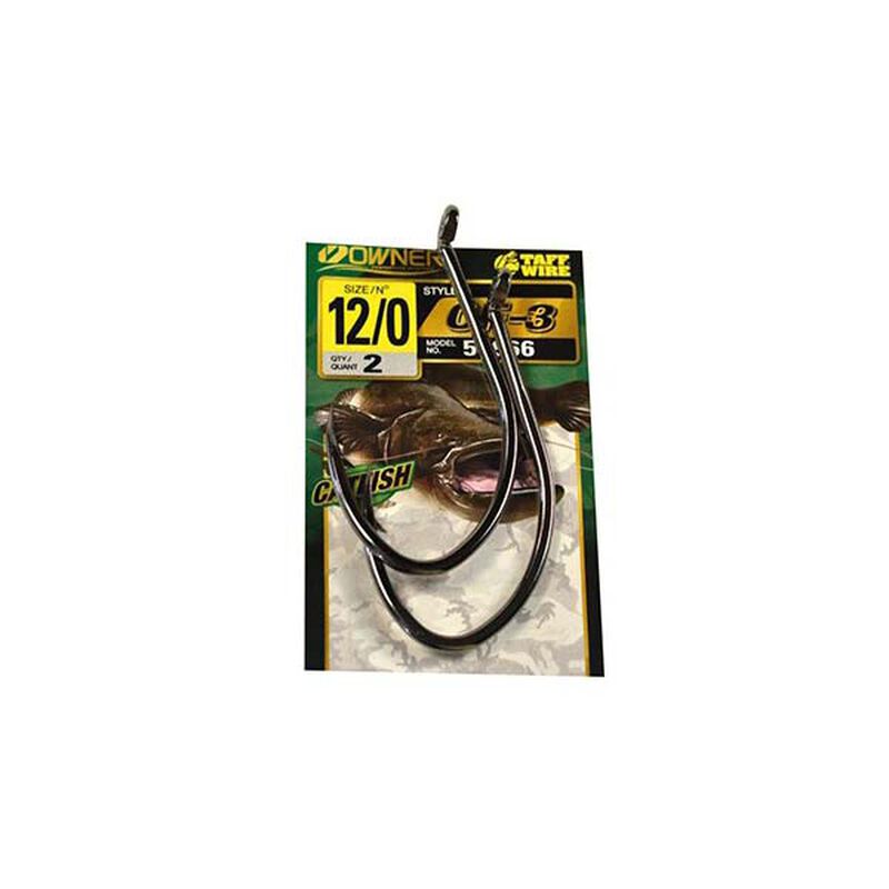 Hame&ccedil;on simple silure owner cf-3 catfish hook 4111 (x2) - Simples | Pacific P&ecirc;che