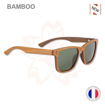 Lunette Polarisante Sakura Bamboo Acetate Gris Titane - Polarisantes | Pacific P&ecirc;che