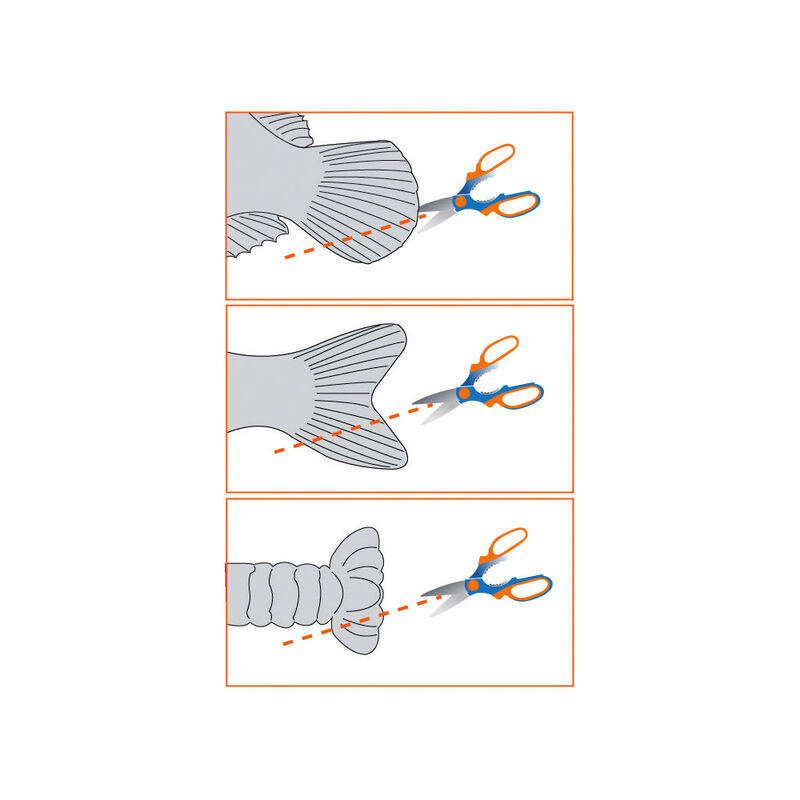 Ciseaux flashmer coupe queues - Ciseaux/Coupes fil | Pacific P&ecirc;che