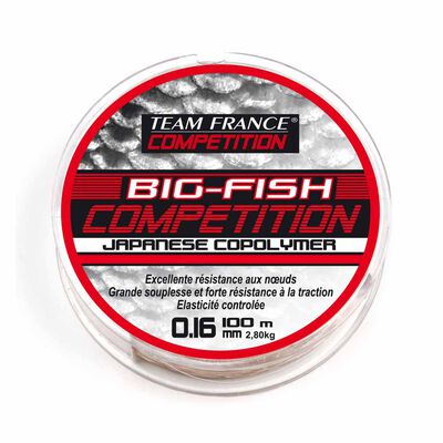 Nylon coup team france big fish competition 100m - Monofilaments Coup | Pacific P&ecirc;che