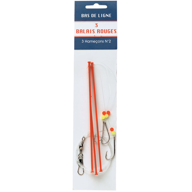 Bas de ligne mer flashmer 3 balais trainard - Bas de Lignes / Lignes Mont&eacute;es | Pacific P&ecirc;che