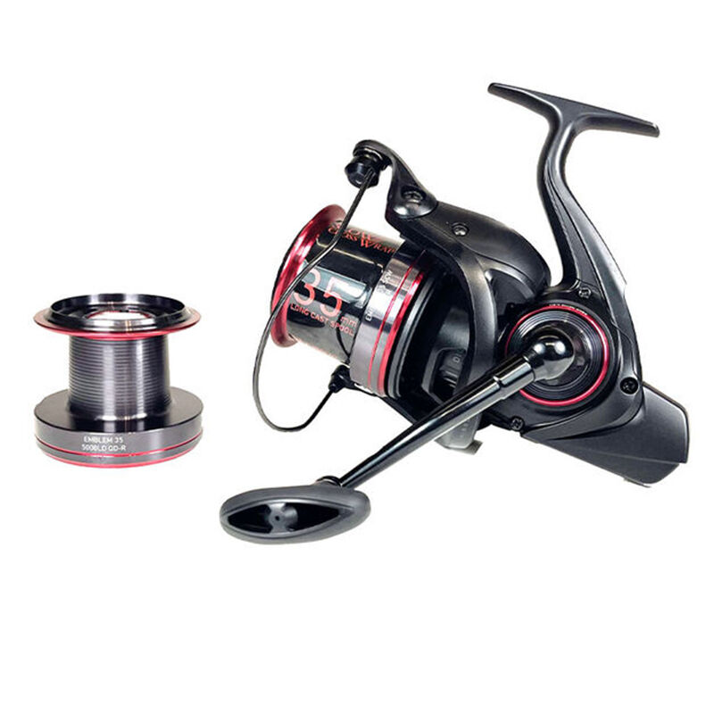 Moulinet Daiwa Emblem Carp 35 SCW QD R - Moulinets frein avant | Pacific P&ecirc;che