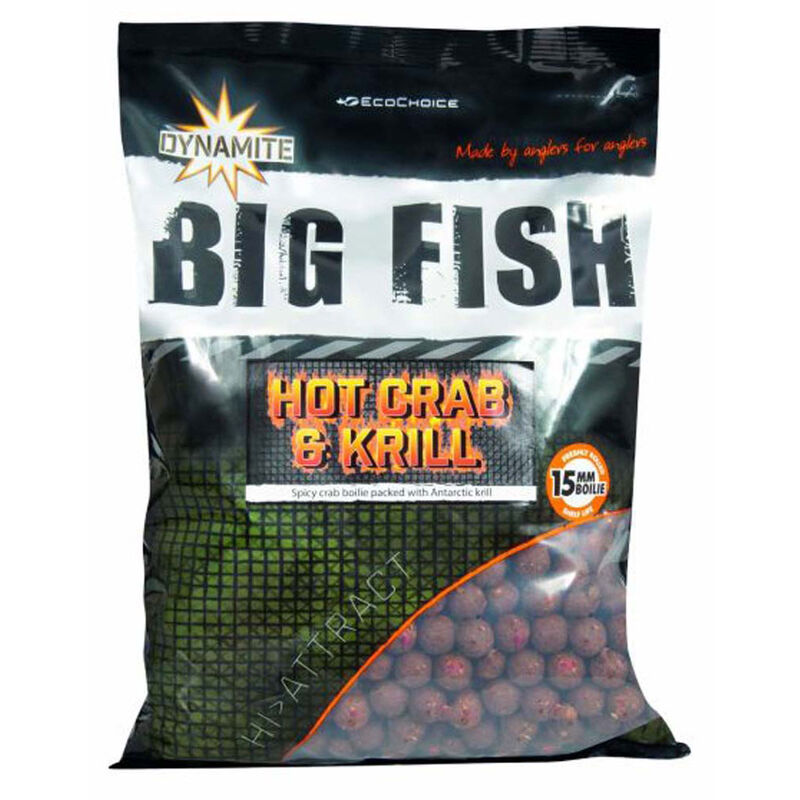 Bouillettes Dynamite Baits Big Fish Hot Crab et Krill 1kg - Denses | Pacific P&ecirc;che
