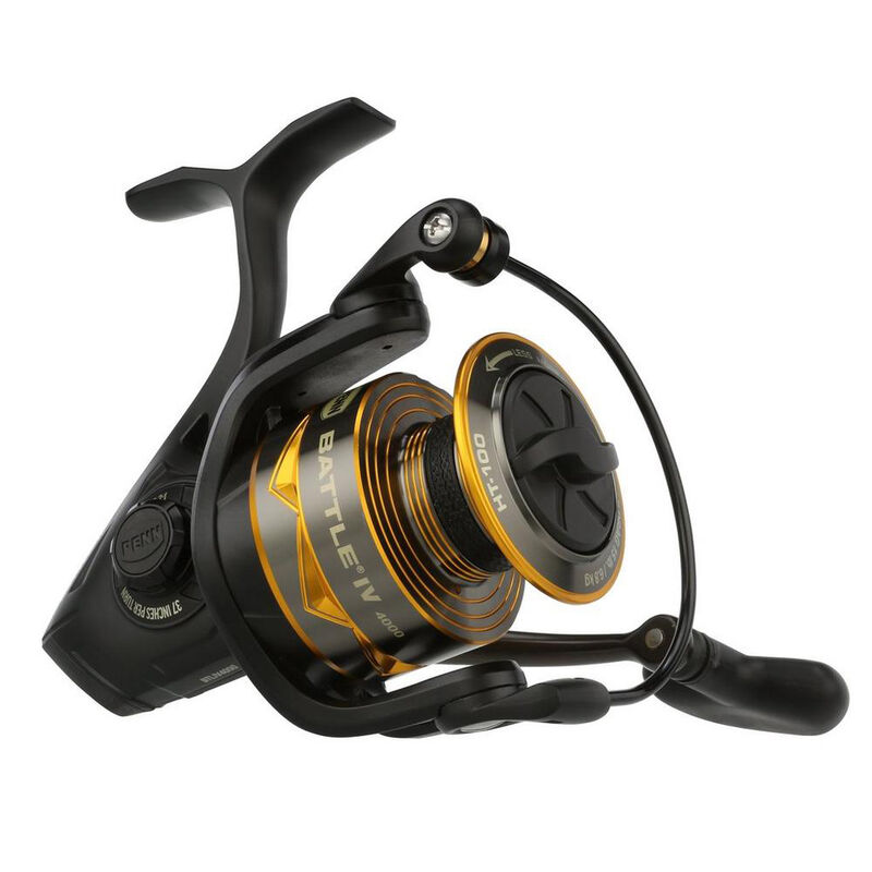 Moulinet Spinning PENN Battle IV 4000 - Moulinets tambour Fixe | Pacific P&ecirc;che