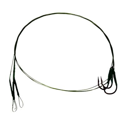 Bas de ligne acier Redfish Powersteel 7 Brins 40cm Hame&ccedil;on Simple (x3) - Bas de ligne mont&eacute;s | Pacific P&ecirc;che