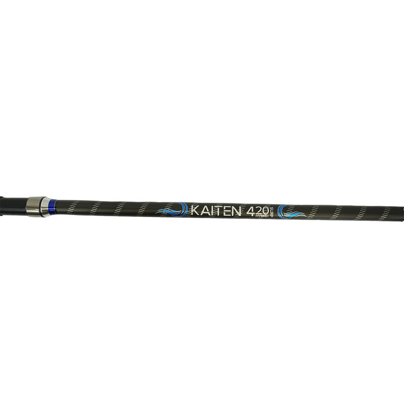 Canne Surfcasting SASORI Kaiten 420 Hybrid Surf 100-200g 4m20 - Cannes surfcasting emboitement | Pacific P&ecirc;che