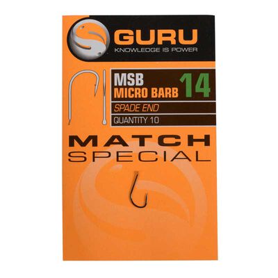 Hame&ccedil;ons guru match special barbed hook - Hame&ccedil;ons non Mont&eacute;s &agrave; Palettes | Pacific P&ecirc;che