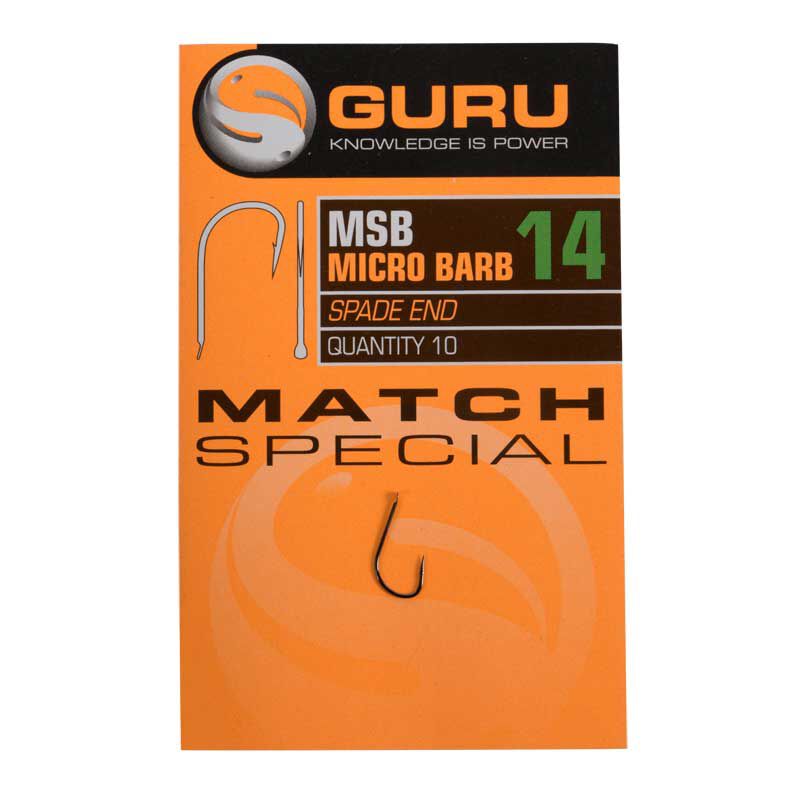 Hame&ccedil;ons guru match special barbed hook - Hame&ccedil;ons non Mont&eacute;s &agrave; Palettes | Pacific P&ecirc;che