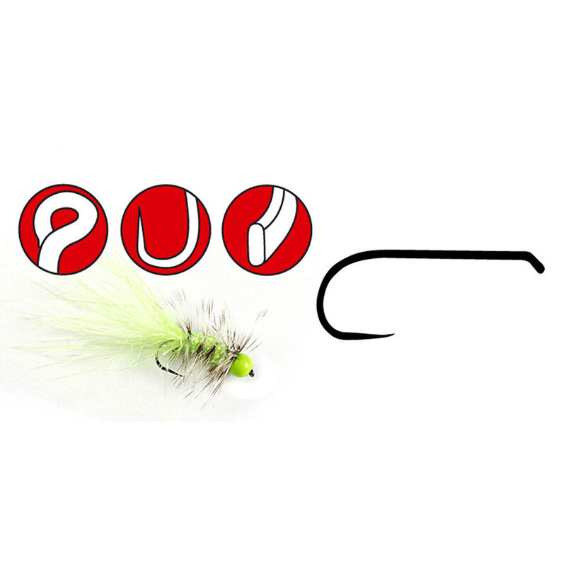 Hame&ccedil;ons mouche gamakatsu f11bl sans ardillon (x25) - Hame&ccedil;ons | Pacific P&ecirc;che