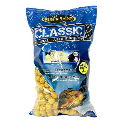 Bouillettes Fun Fishing Classic Sweet Corn 4kg 15mm - Denses | Pacific P&ecirc;che
