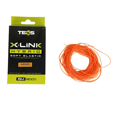 Elastique Teos X-Link Hybrid Soft Elastic - Elastiques Hybrides | Pacific P&ecirc;che