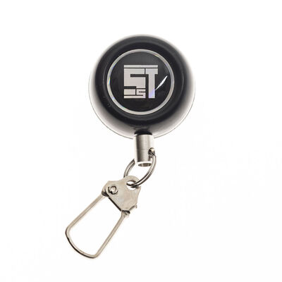 Bouton service noir silverstone cable acier (broche) - Boutons Services | Pacific P&ecirc;che