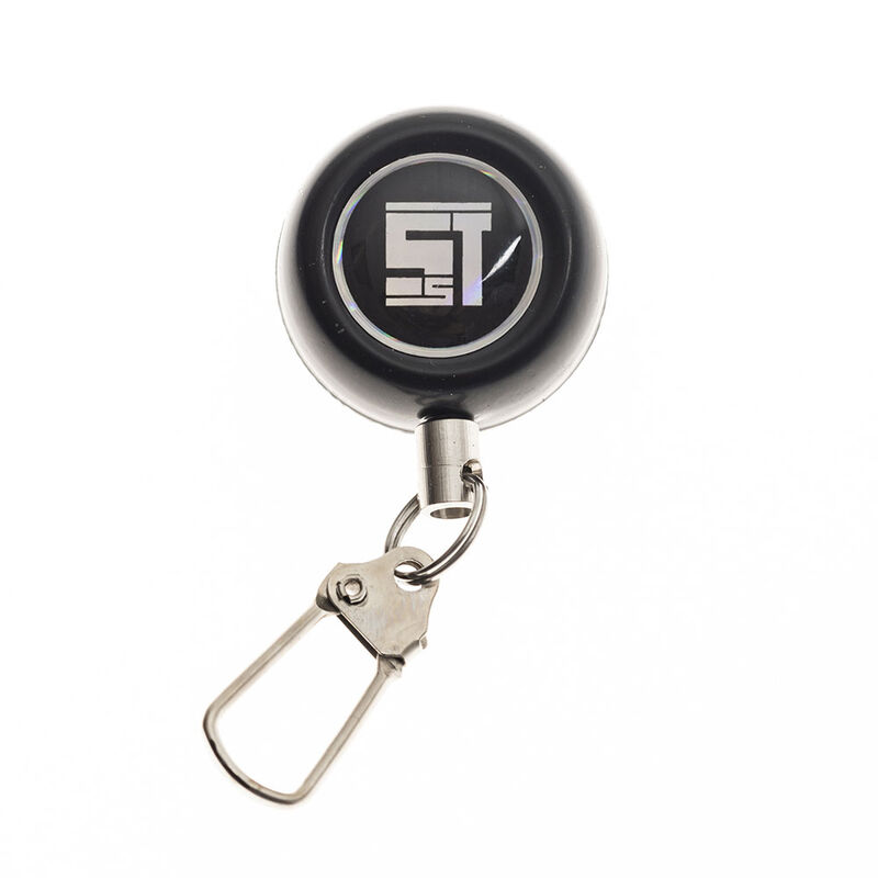 Bouton service noir silverstone cable acier (broche) - Boutons Services | Pacific P&ecirc;che