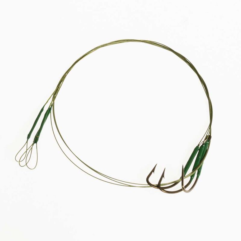 Bas de ligne acier carnassier x-line hame&ccedil;on simple 7kg (x3) - Carnassier au pos&eacute; | Pacific P&ecirc;che