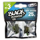 T&ecirc;te plomb&eacute;e fiiish black minnow 120 off shore 25g (x2) - T&ecirc;tes Plomb&eacute;es | Pacific P&ecirc;che