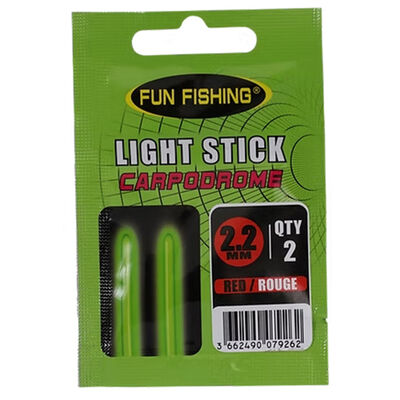Antennes Lumineuses Fun Fishing 4.5 mm Rouge x2 - Flotteurs Carpodrome | Pacific P&ecirc;che