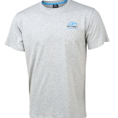 Tee Shirt Sunset Light Greyheather - T-shirts manches courtes | Pacific P&ecirc;che