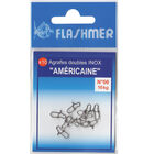 Agrafes flashmer americaine inox (x10) - Agrafes | Pacific P&ecirc;che
