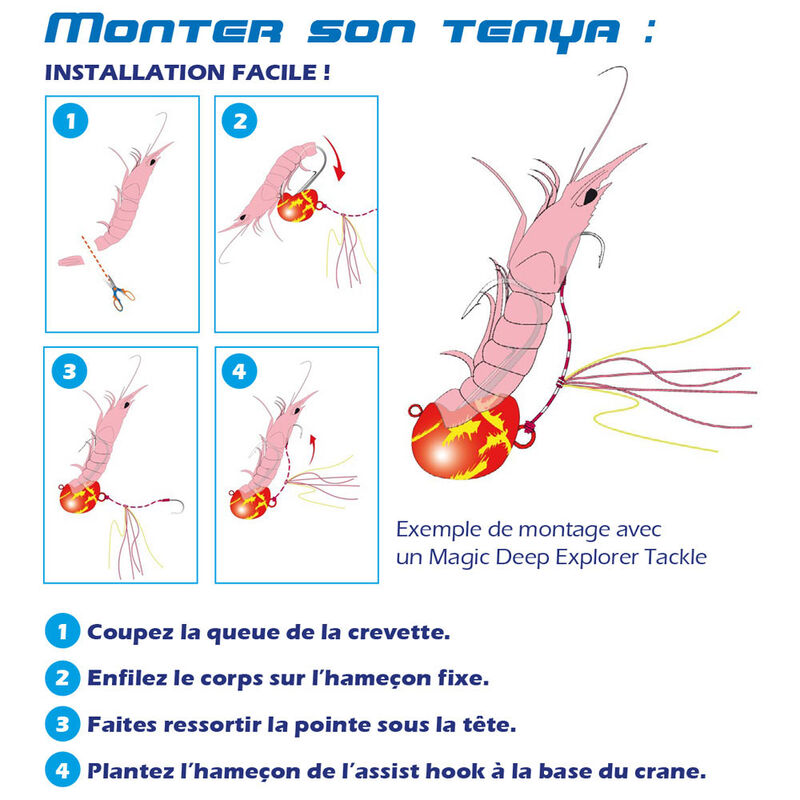 T&ecirc;te plomb&eacute;e explorer tackle magic tenya deep coque - T&ecirc;tes Plomb&eacute;es | Pacific P&ecirc;che