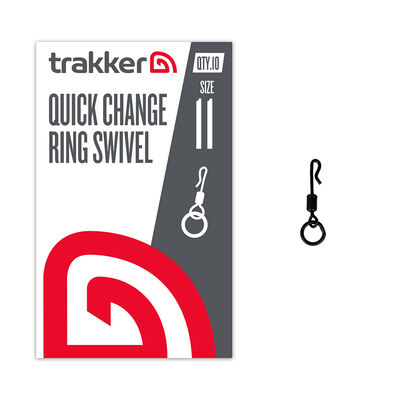 Ring Swivel Trakker taille 11 x6 - Agrafes | Pacific P&ecirc;che