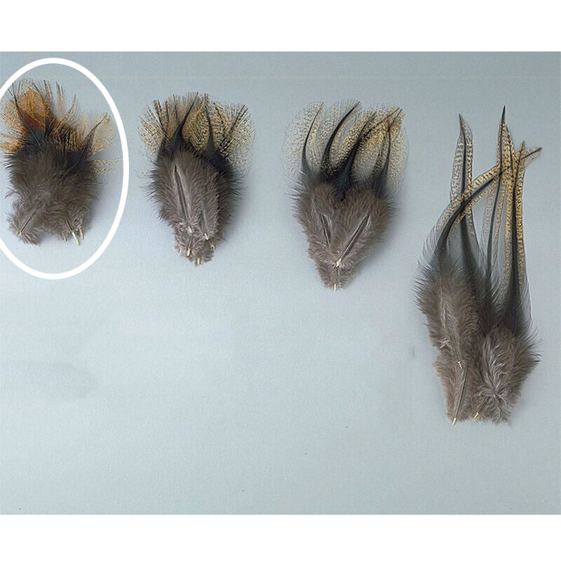 Fly tying plumes pelle d'&eacute;paule de coq pardo grade 1 jmc - Plumes | Pacific P&ecirc;che