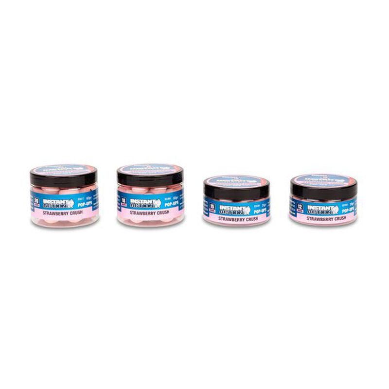 Bouillettes flottantes carpe nashbait instant action pop up strawberry crush - Flottantes | Pacific P&ecirc;che
