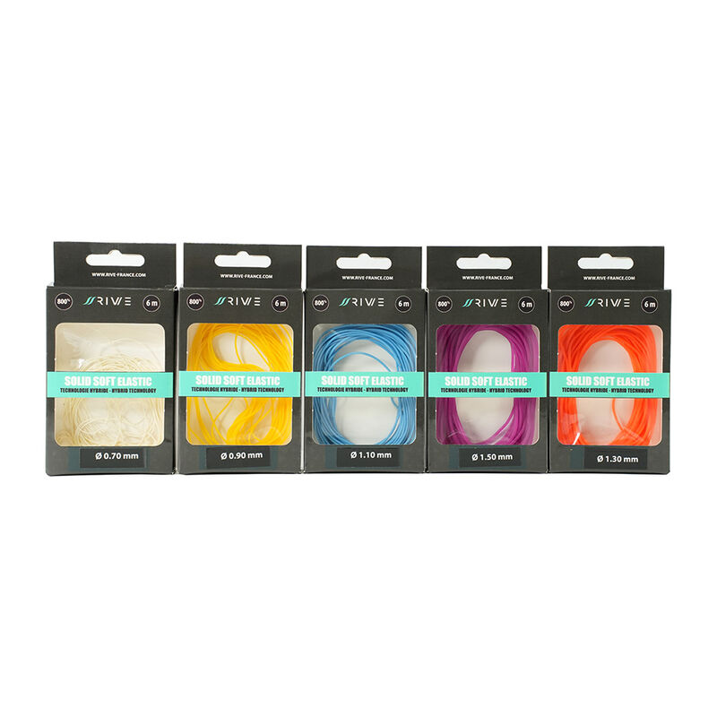 &Eacute;lastique Hybride Rive Solid Soft 6m - Elastiques Hybrides | Pacific P&ecirc;che