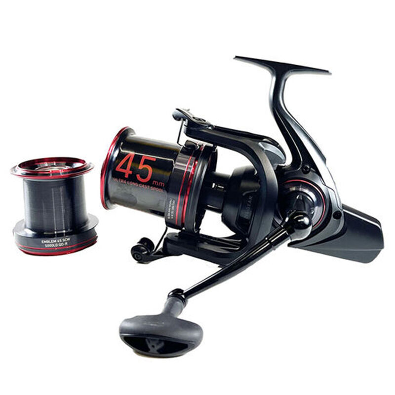 Moulinet Daiwa Emblem Carp 45 SCW QD R - Moulinets frein avant | Pacific P&ecirc;che
