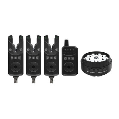 Coffret 3 d&eacute;tecteurs + 1 centrale + 1 lampe bivvy Sonik SKS2 - Coffrets d&eacute;tecteurs | Pacific P&ecirc;che
