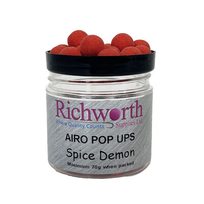 Pop-Ups Richworth Airo Spice Demon 15mm 200 ml - Flottantes | Pacific P&ecirc;che