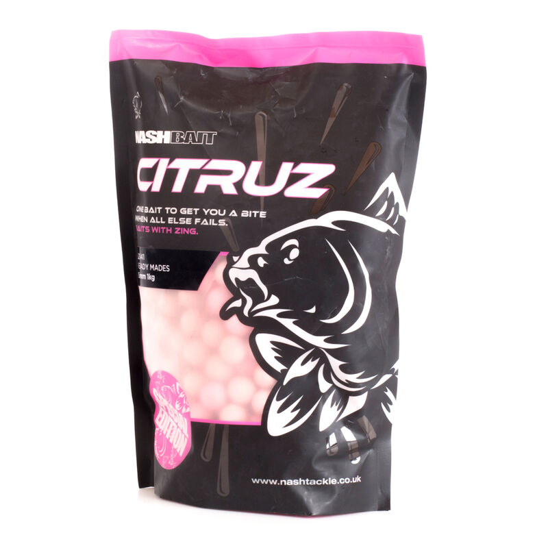 Bouillettes carpe nashbait citruz special edition bottom baits 15mm 1kg - Denses | Pacific P&ecirc;che
