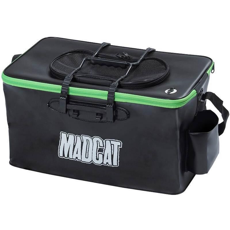 Seau a Appat Madcat Foldable Live Bait Bucket 50 L - Viviers / A&eacute;rateurs | Pacific P&ecirc;che