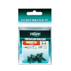 Emerillon Rolling Rive Agrafe US - Taille 8 (x10) - Acc. de montage feeder | Pacific P&ecirc;che