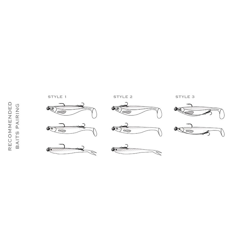 Hame&ccedil;ons Triples BKK Assist Spear-21 SS - Triples | Pacific P&ecirc;che