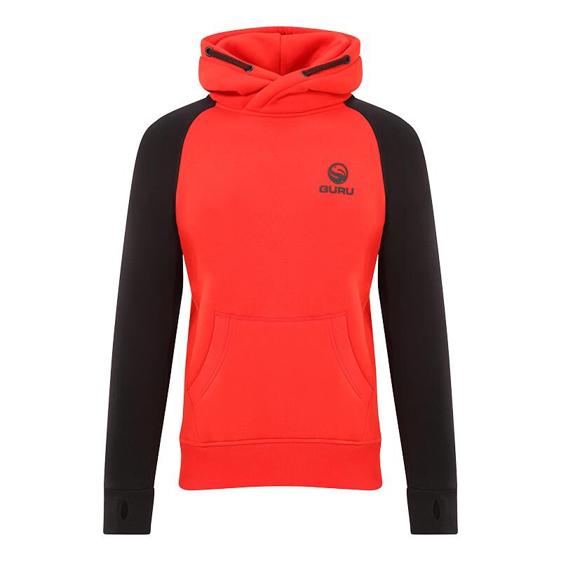 Sweat GURU HOODIE RED/BLACK - Sweatshirts | Pacific P&ecirc;che