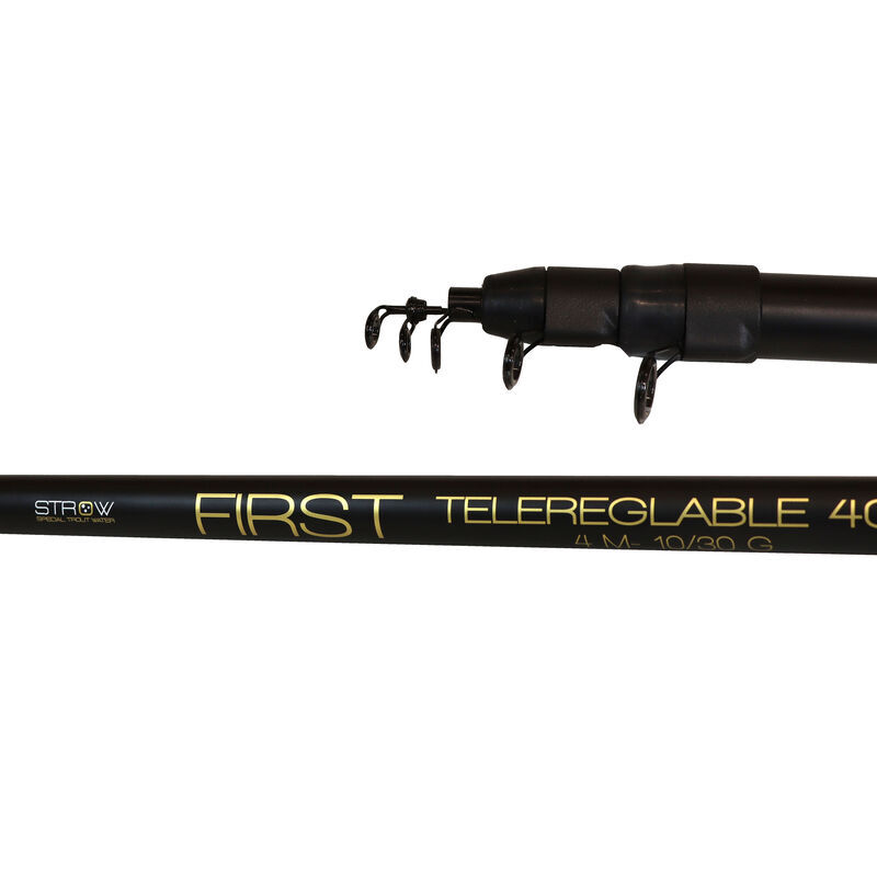 Canne T&eacute;l&eacute;r&eacute;glable Strow First Adjust 400 4m, max 30g - Cannes t&eacute;l&eacute;r&eacute;glables | Pacific P&ecirc;che