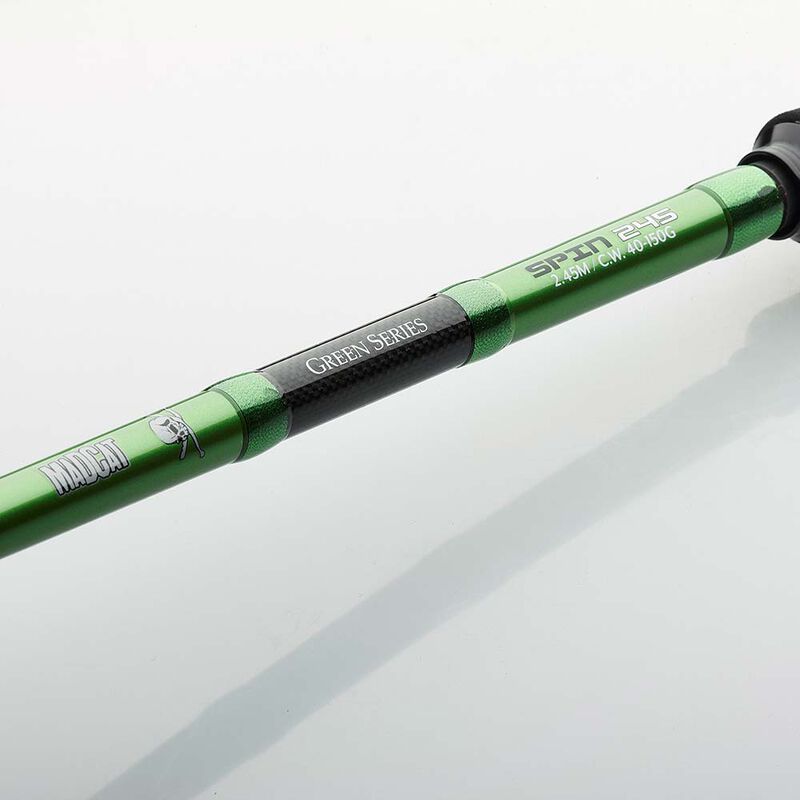 Canne leurre silure madcat green spin 2.45m 40-150g - Cannes Leurre | Pacific P&ecirc;che