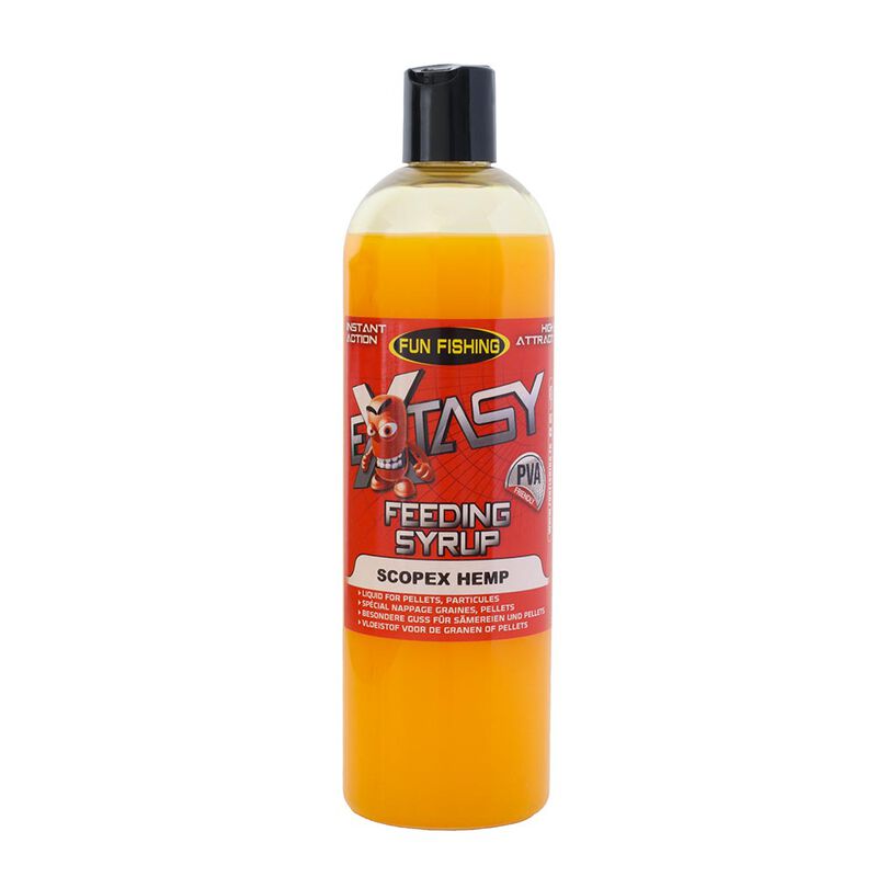 Booster  Fun Fishing Extasy Feeding Syrup Scopex Hemp - Boosters / dips | Pacific P&ecirc;che