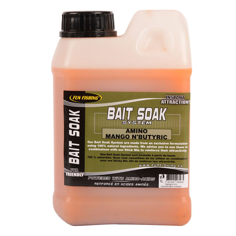 Booster Fun Fishing Bait Soak System Amino Mango N'Butyric - Boosters / dips | Pacific P&ecirc;che