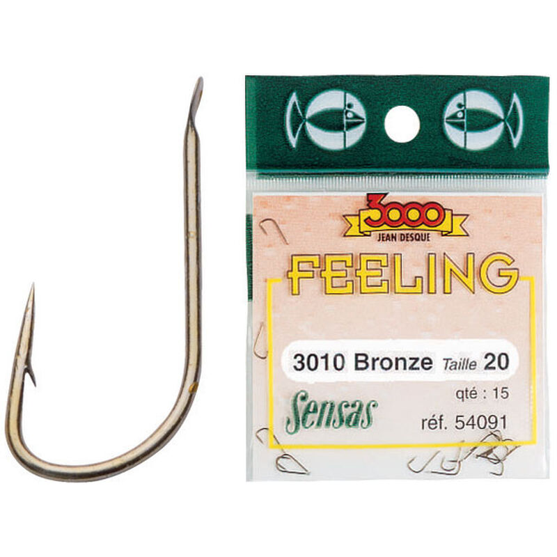 Hame&ccedil;ons coup sensas feeling 3010 bronze (x15) - Hame&ccedil;ons non Mont&eacute;s &agrave; Palettes | Pacific P&ecirc;che