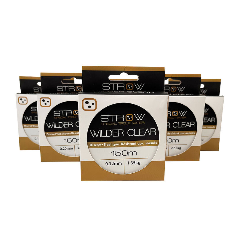 Nylon STROW Wilder Clear (150m) - Fils-nylons | Pacific P&ecirc;che