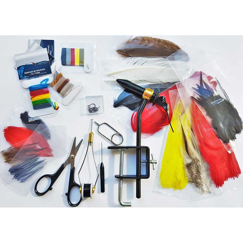 Kit montage de mouche astucit (13 pi&egrave;ces) - Fly Tying | Pacific P&ecirc;che