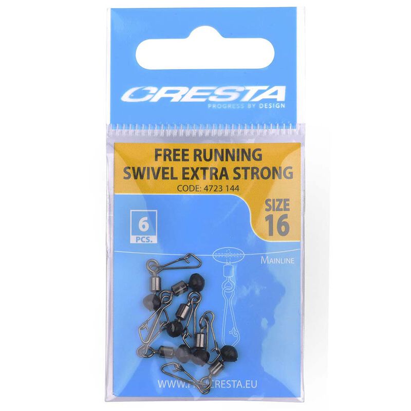 Cresta Free Running Swivel EXTRA Strong (x6) - Acc. de montage feeder | Pacific P&ecirc;che