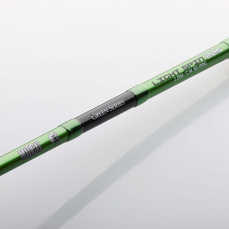 Canne leurre silure madcat green spin 2.25m 50-100g - Cannes Leurre | Pacific P&ecirc;che