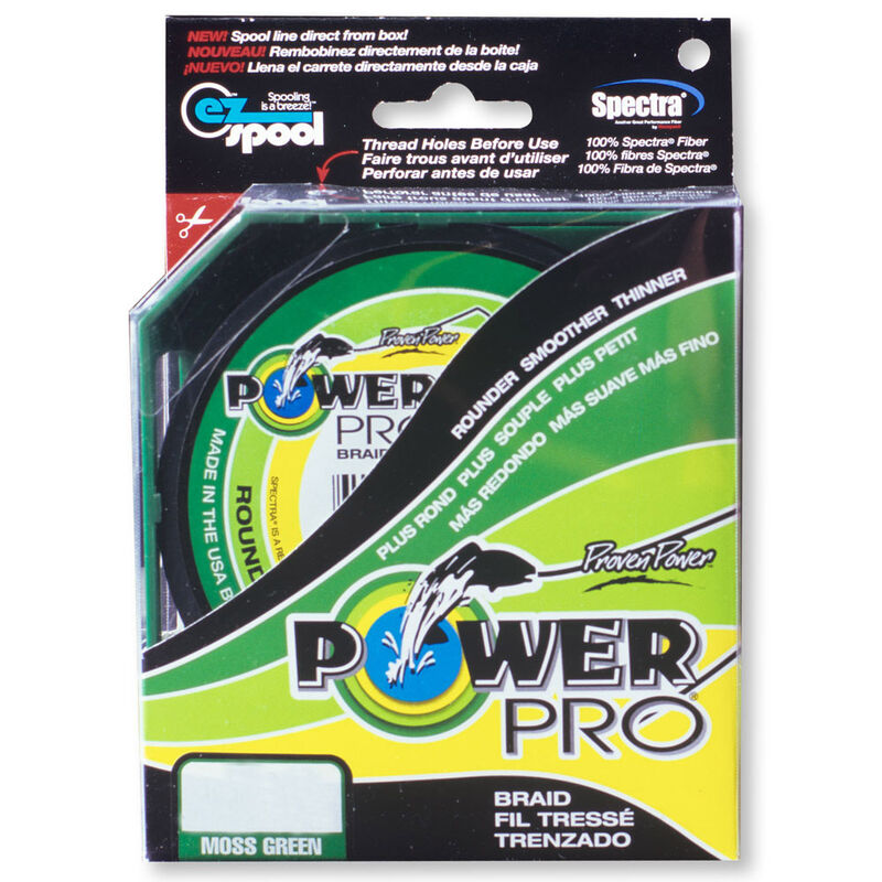 Tresse power pro verte 275m - Tresses | Pacific P&ecirc;che