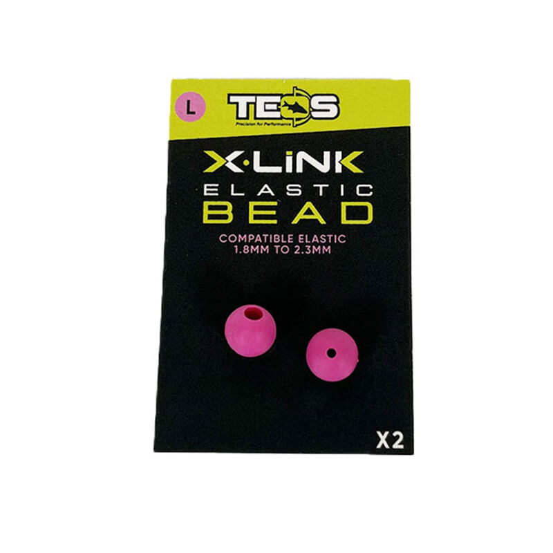 Perle Teos X-Link Elastic Bead - Perles Strippa | Pacific P&ecirc;che